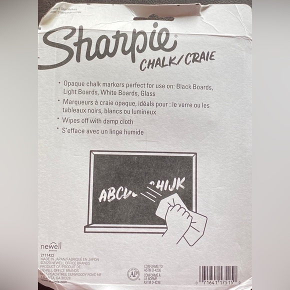 Sharpie chalk markers - Picture 3 of 4